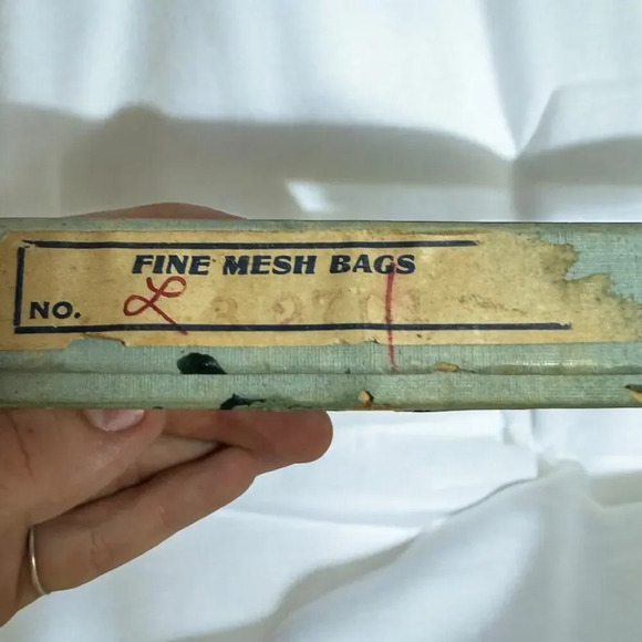 Antique 1920s WHITING & DAVIS BEADLITE Mesh Evening Bag, NEW IN ORIGINAL BOX - Picture 7 of 7